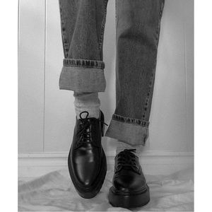 ZARA Low Heeled Lug Sole Shoes